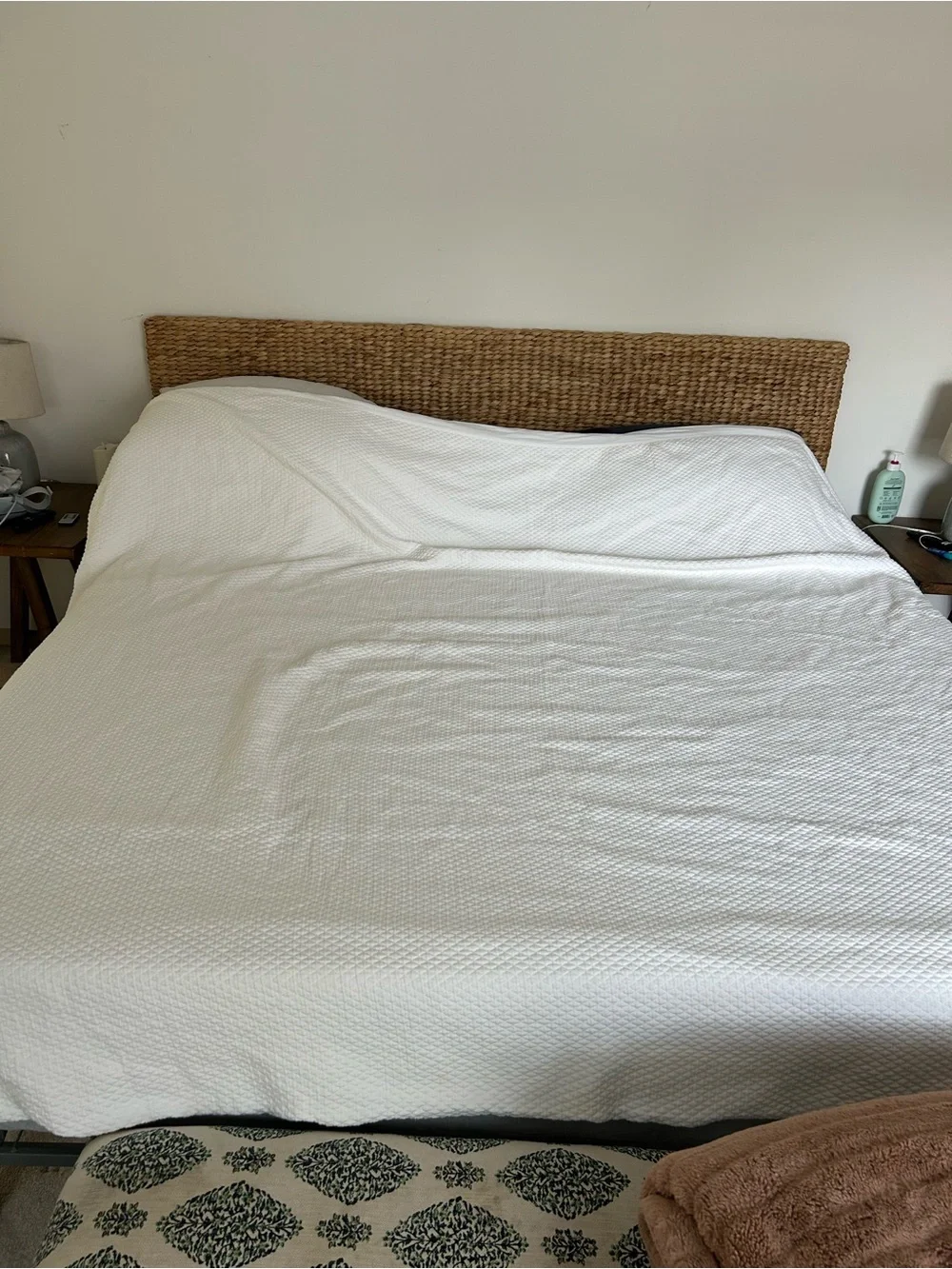 Fieldcrest by Target Cotton Knit Matelasse Quilted Duvet in Cream - Perfect!